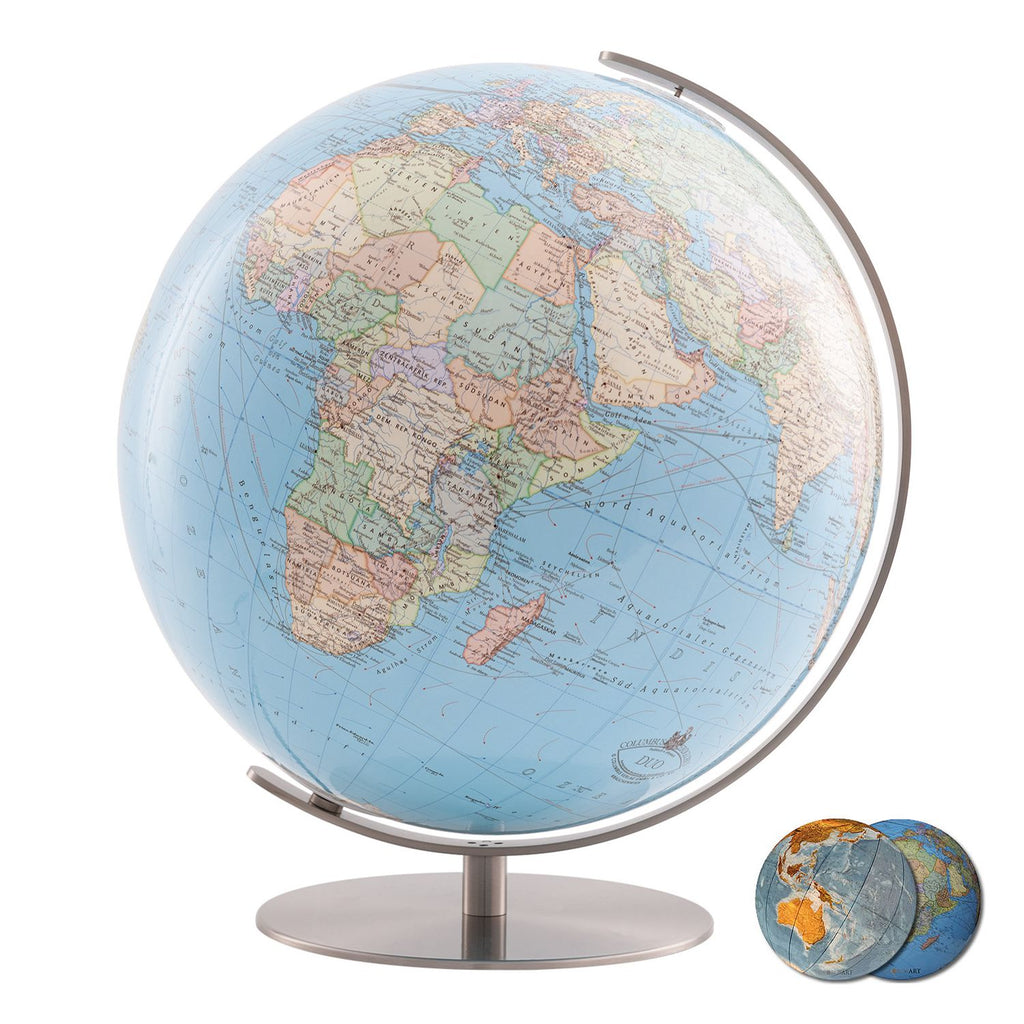 Columbus DUO Illuminated Globe, OID-compatible, D 340 mm, various variants
