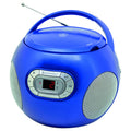 B-STOCK - Soundmaster SCD2120BL CD Boombox, FM/MW, audiobook function, AUX-In, blue