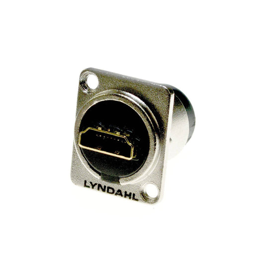 Lyndahl HDMI 1.4 built-in flange socket, LKHA0020, high-end feed-through socket