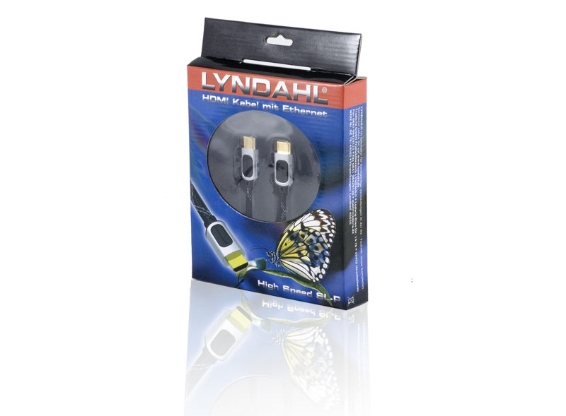 Lyndahl HighSpeed SL-P 2.0 / 1.4a câble HDMI 4K avec 60 Hz et Ethernet