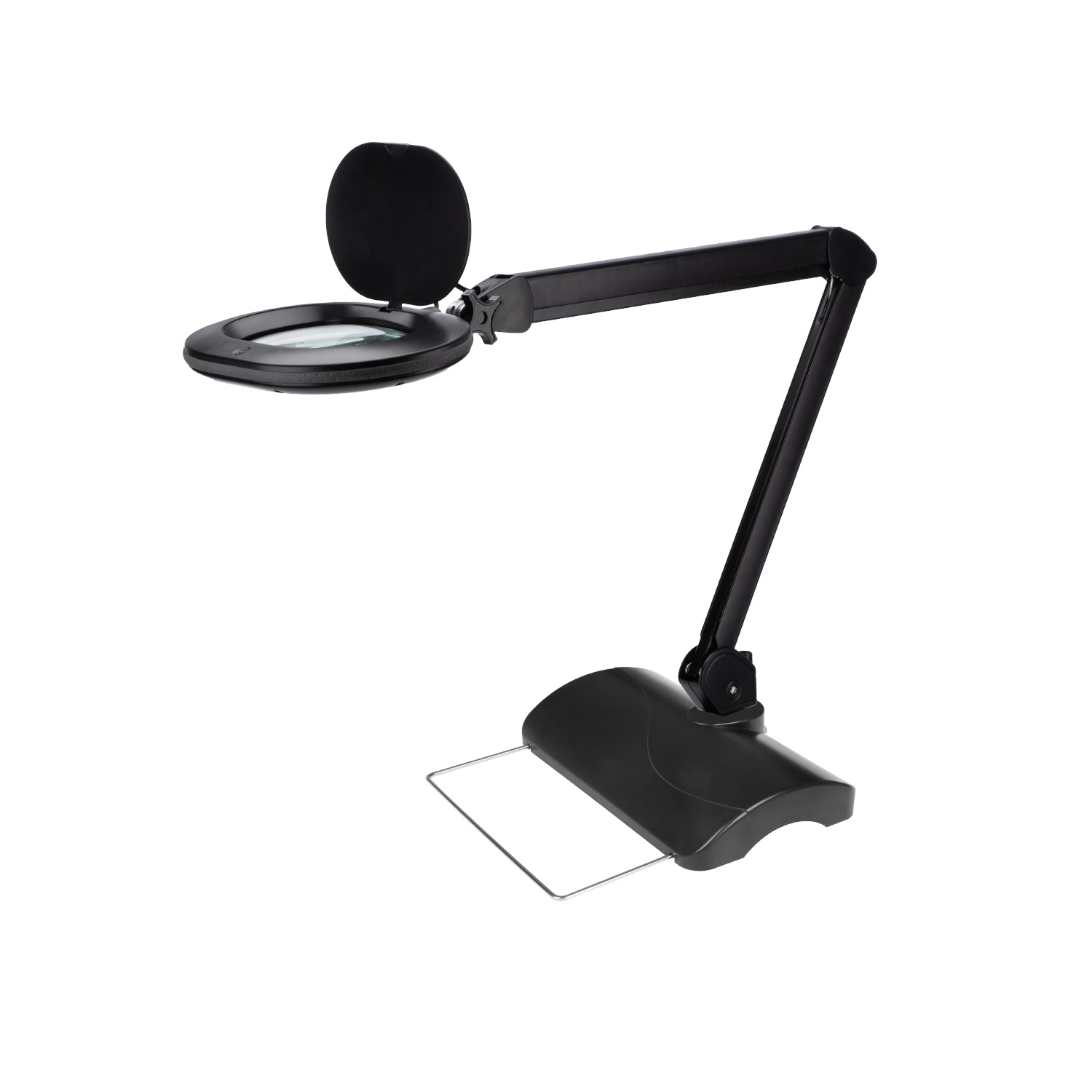 Lumeno 861X Magnifying Lamp/Workplace Lamp 60 LEDs Oval Lens, Grey or Black