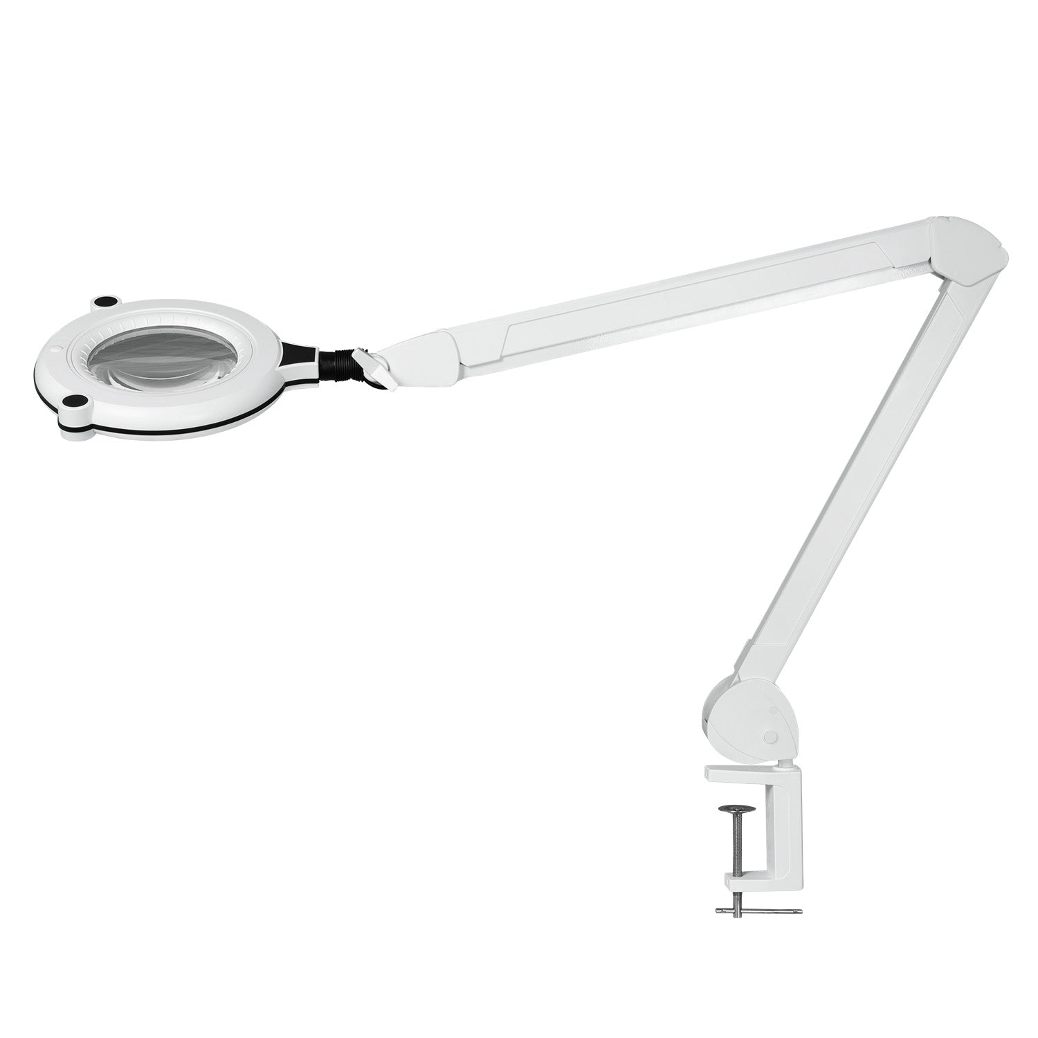 RECONDITIONNÉ - Lumeno 7313WS lampe-loupe LED en blanc avec 3 dioptries