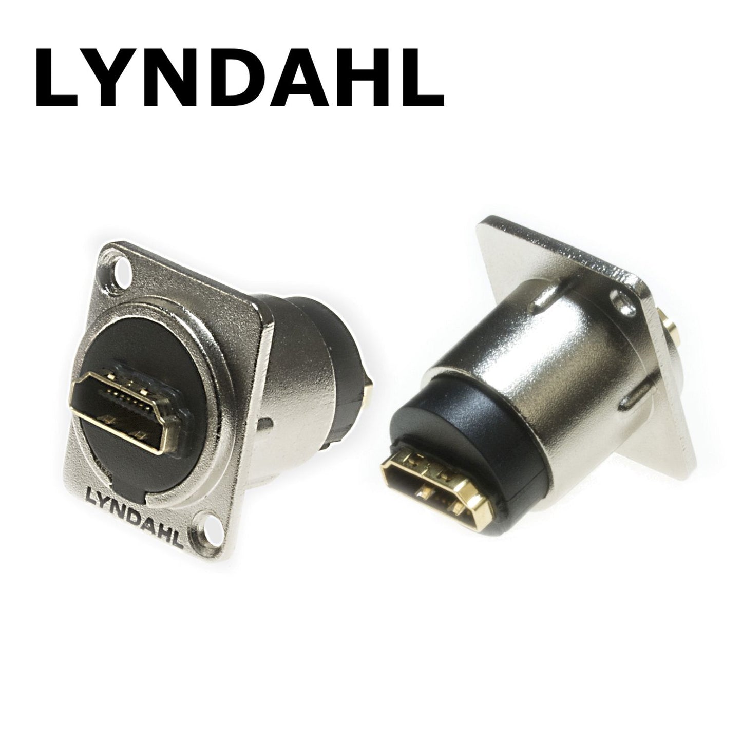 Lyndahl HDMI 1.4 built-in flange socket, LKHA0020, high-end feed-through socket