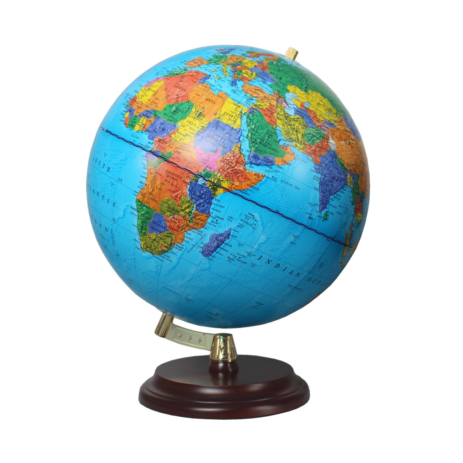RECONDITIONNÉ - Magellan Vasa globe de table 32 cm carte politique pied moderne