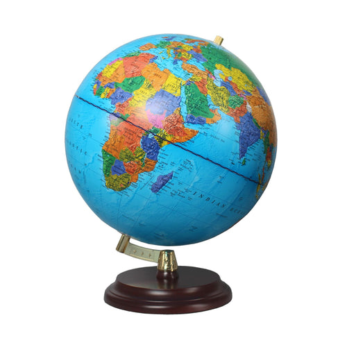 RECONDITIONNÉ - Magellan Vasa globe de table 32 cm carte politique pied moderne