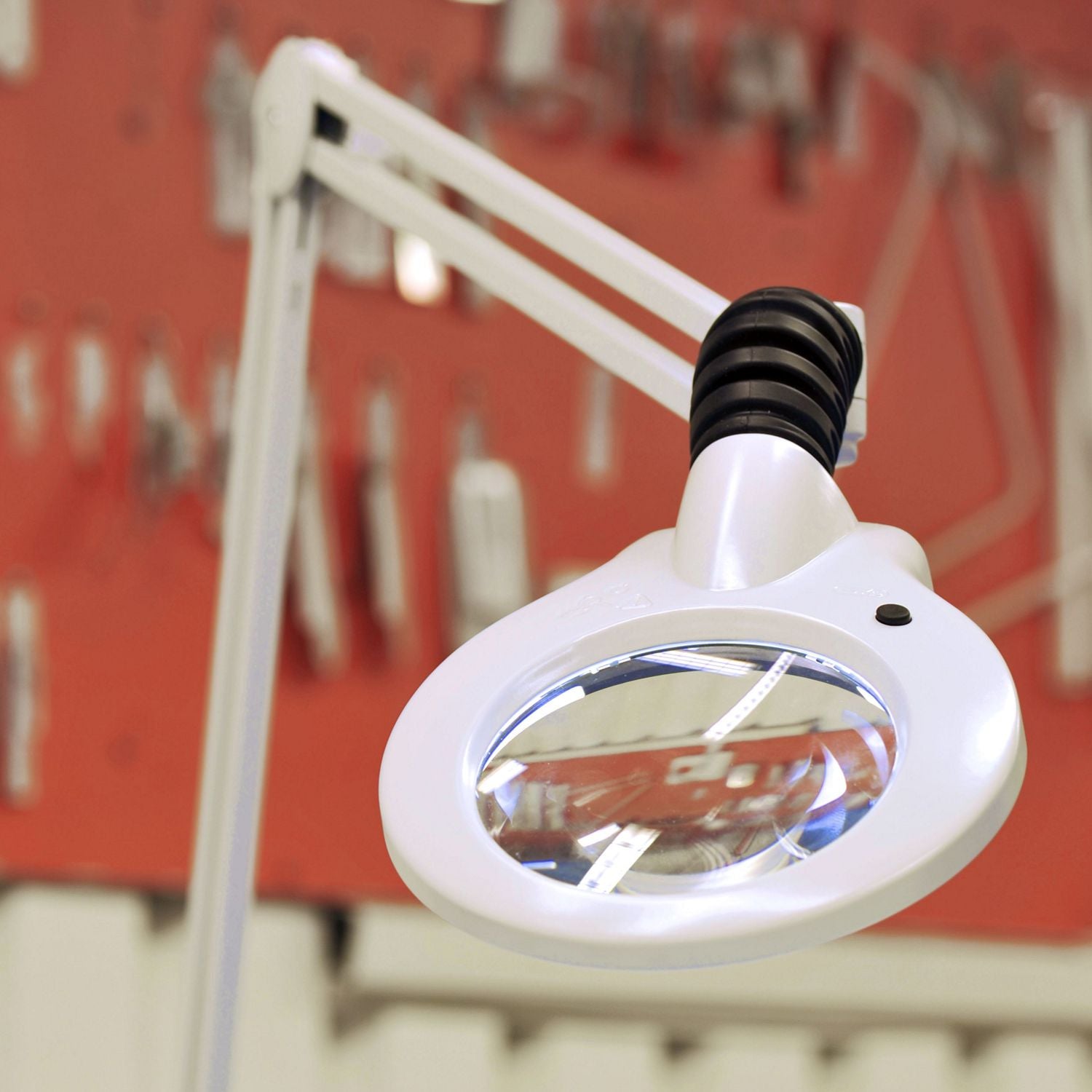 VisionLUXO KFM LED Magnifier Lamp with Robust Metal Housing, Various Versions