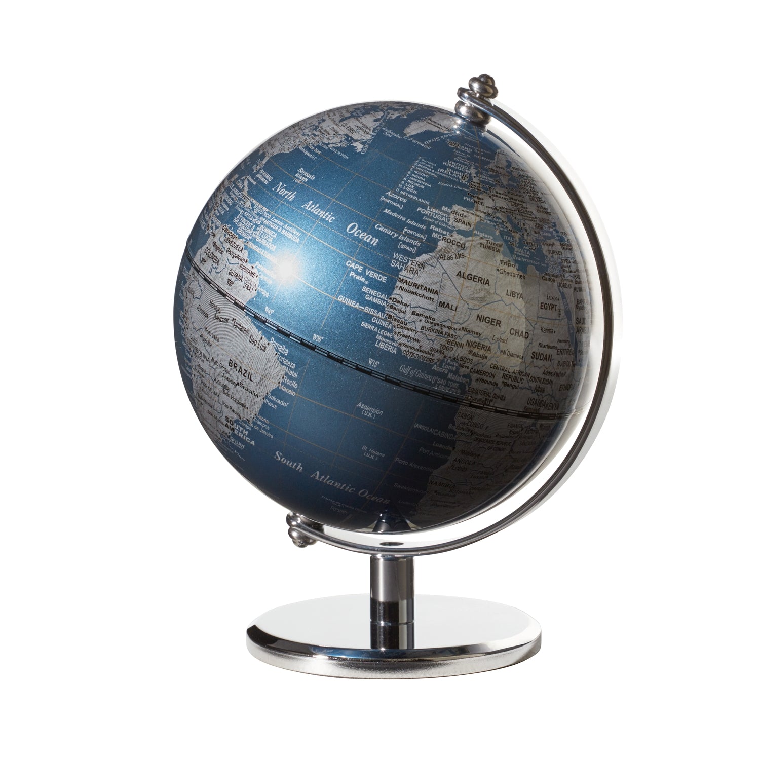 EMFORM Gagarin Globe Mini Globe Central Axis Metal Base, various colours