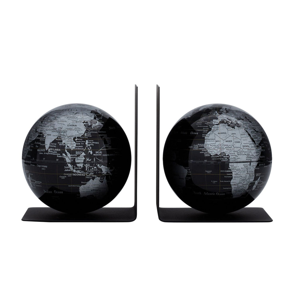 EMFORM Bookglobe Bookend Set, Globe Detachable, Various Versions