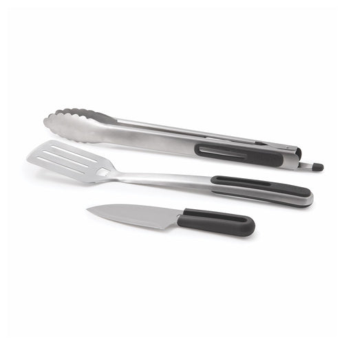 BioLite Prep&Grill Toolkit 3-teiliges Grillbesteck mit Tasche