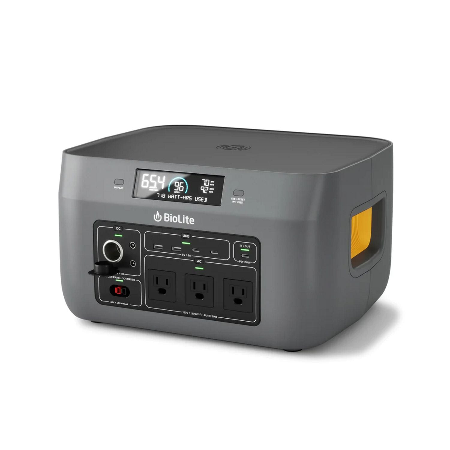 Générateur solaire BioLite BaseCharge Powerstation avec batterie Li-ion 600 ou 1500