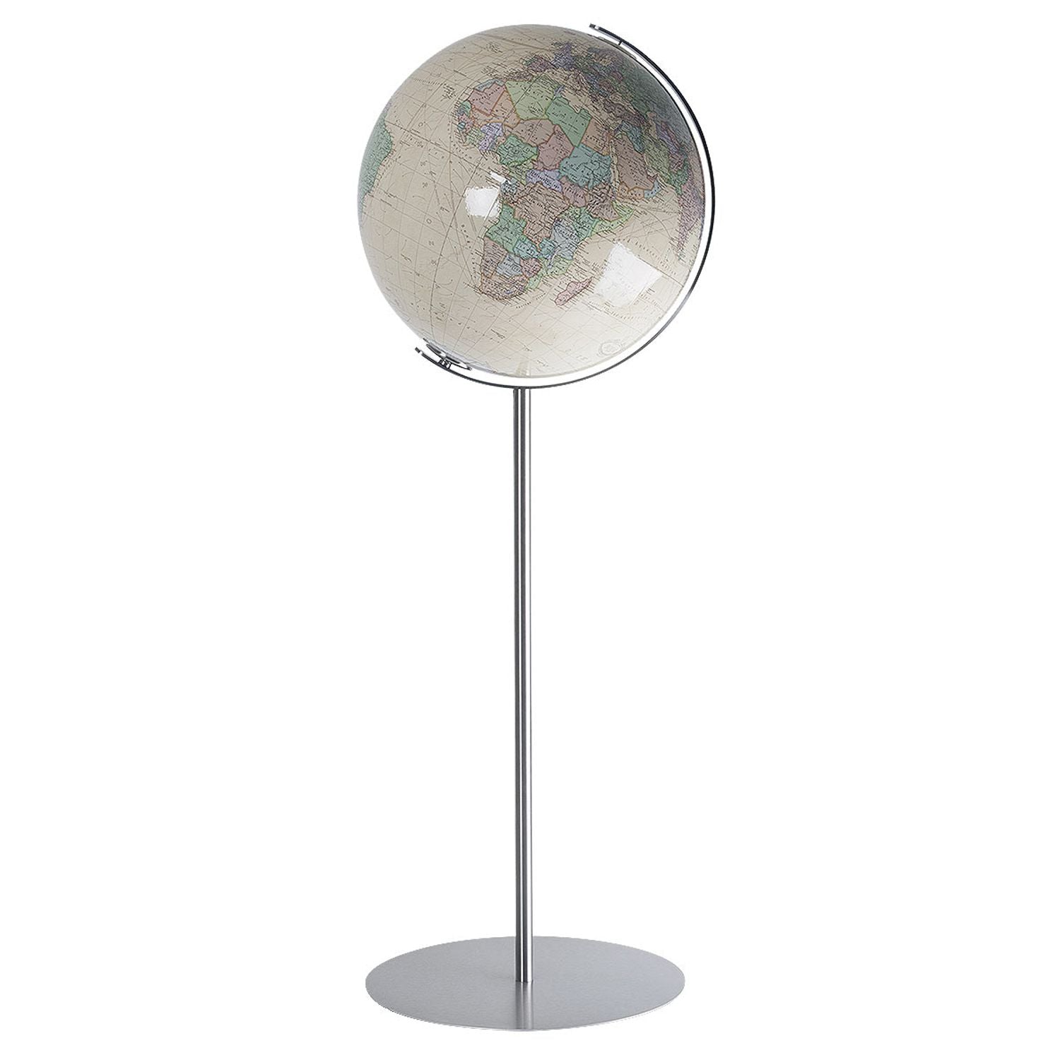 Columbus Royal Illuminated Globe, D 400 mm, Floor Globe, acrylic glass, various versions