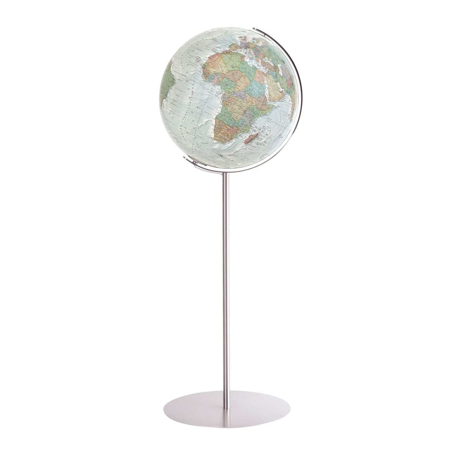 Columbus Duo Alba Illuminated Globe, D 400 mm, Floor Globe, acrylic glass, various versions