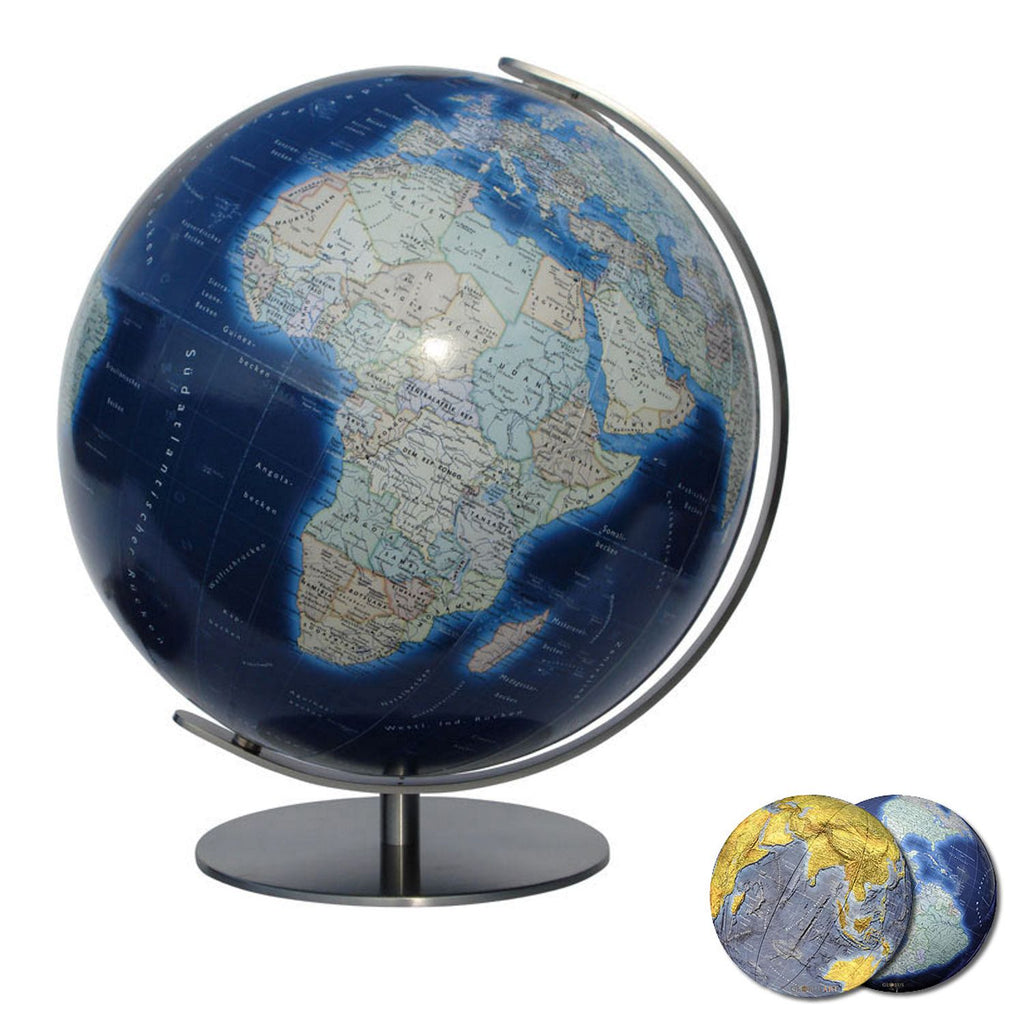Columbus DUO AZZURRO, globe lumineux, D 340 mm, différentes variantes – photo produit 4