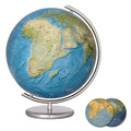 Globe lumineux Columbus DUORAMA, globe de table, D 400 mm, acier inoxydable, différentes variantes