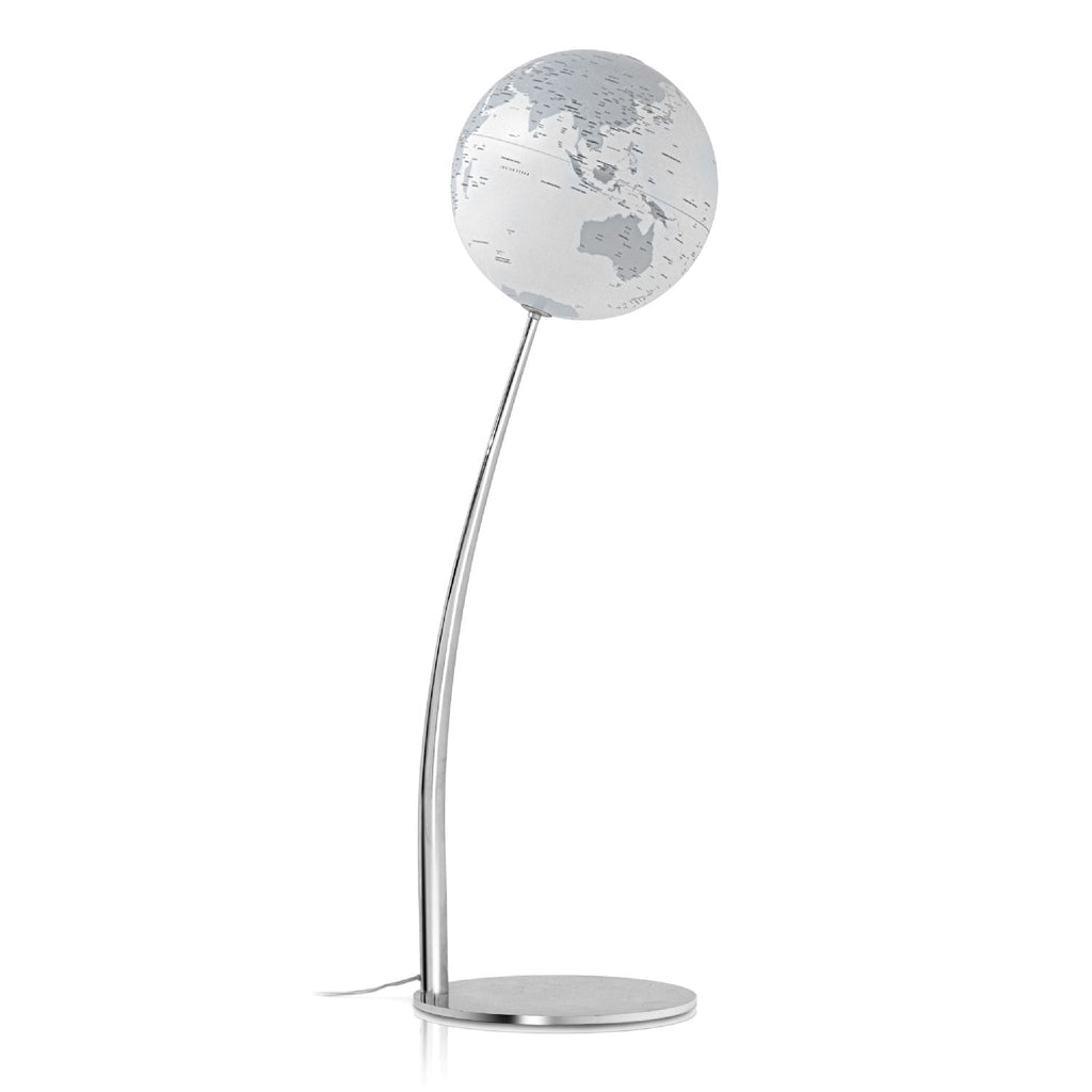 Atmosphere Stand-Leuchtglobus Stem Reflection mit Chromsaeule