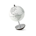 Atmosphere Miniglobus Swing in Weiss-Grau mit Alu-Fuss