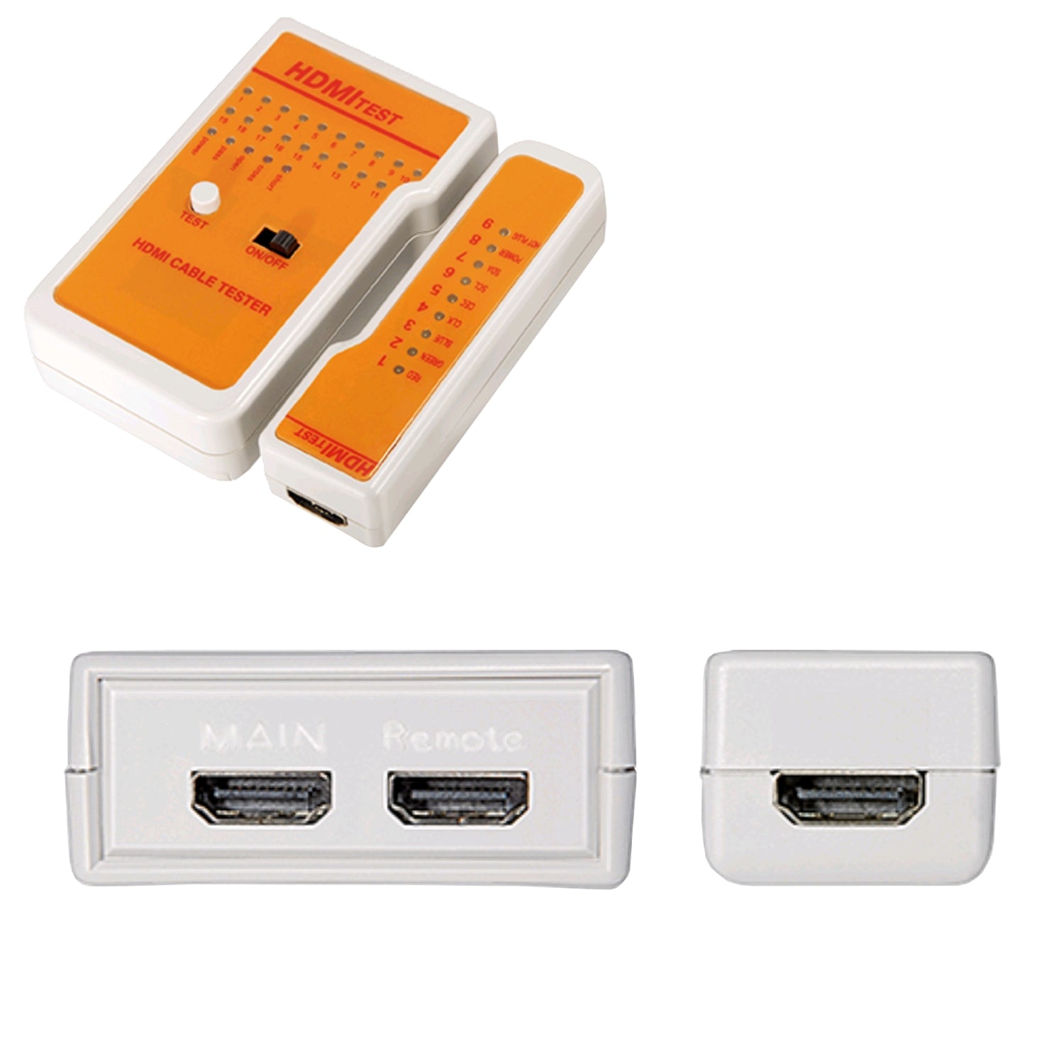 Testeur de câble HDMI, testeur de continuité pour 19 conducteurs et blindages