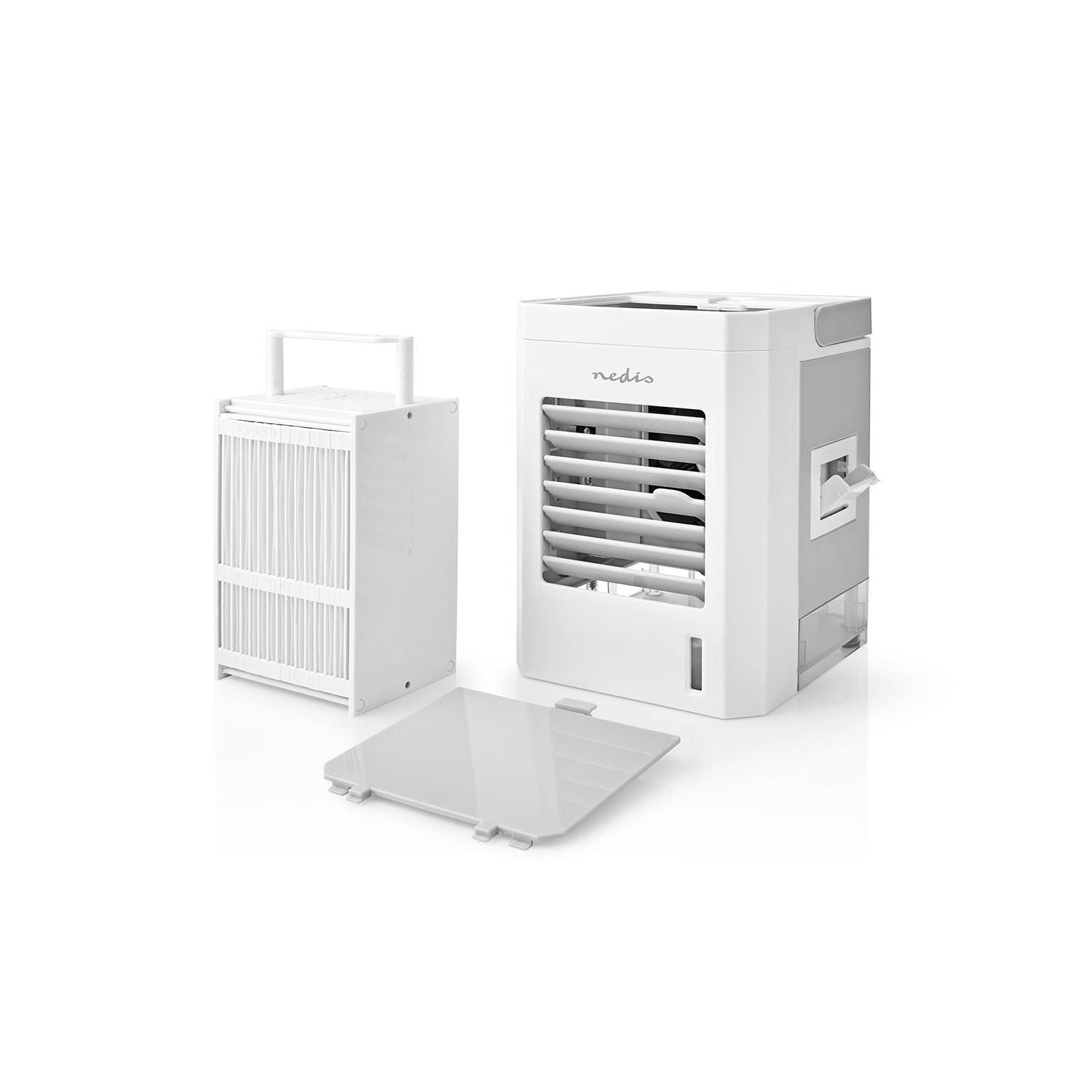 Refroidisseur d'air mini Nedis, alimenté par USB, portable, 3 vitesses