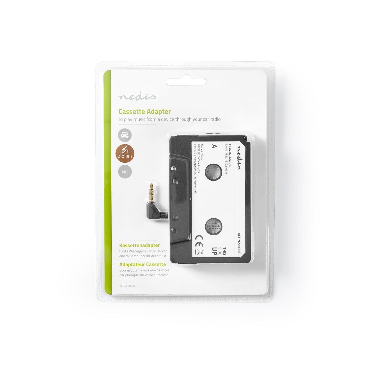 Nedis Cassette Adapter 3.5 mm Jack - Audio Cassette