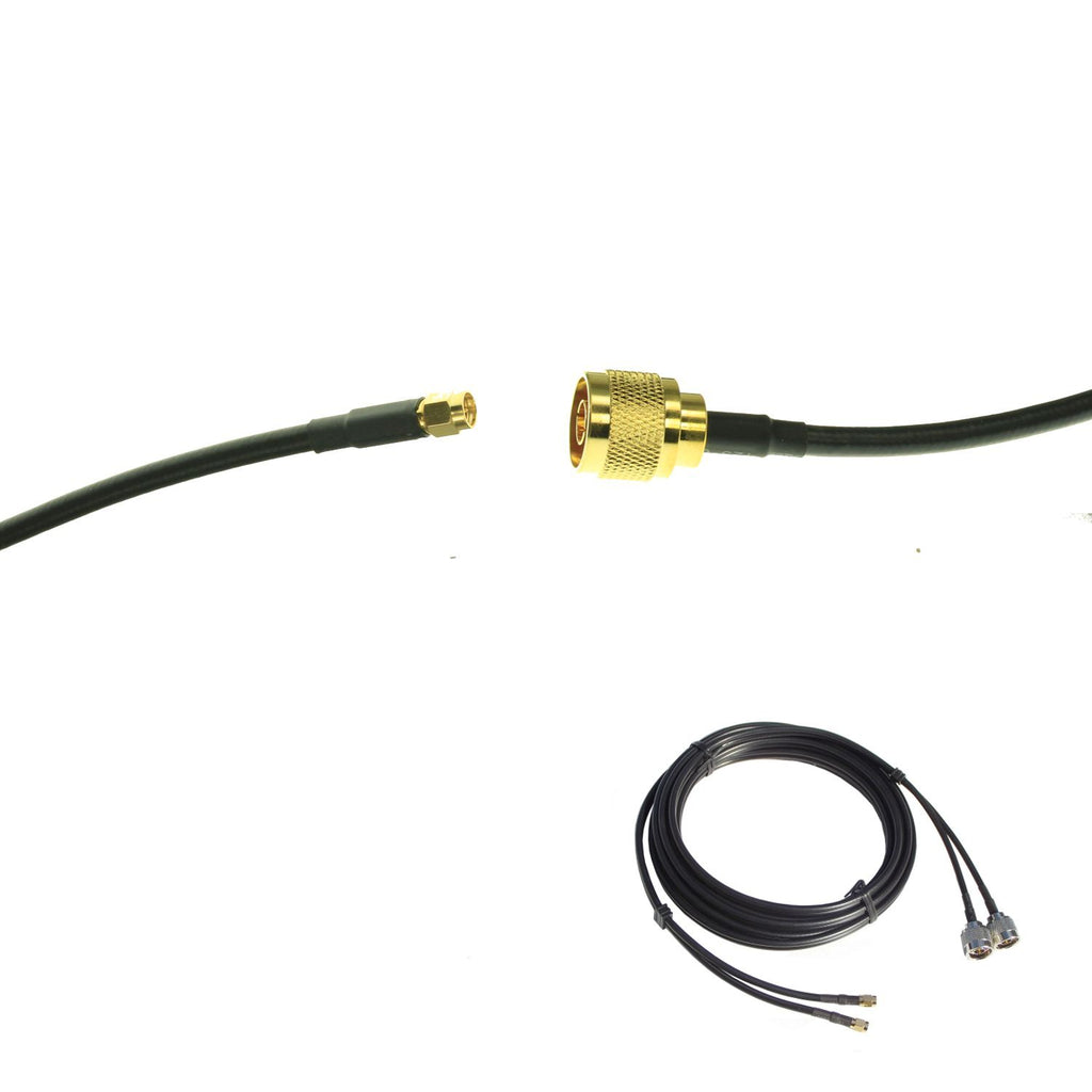 Wittenberg TWIN Extension Cable RG 58, N-Connector to SMA-Connector, 5 and 10 m