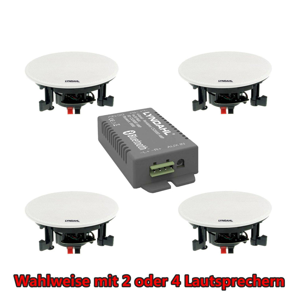 Lyndahl CS200P-Set mit Bluetooth-Verstärker AMP4X15BT