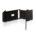 Caratec Flex CFW301S TV-Wandhalter in Schwarz, drei Drehpunkte