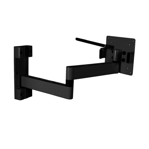 Caratec Flex CFW304AS TV wall mount in black, three pivot points