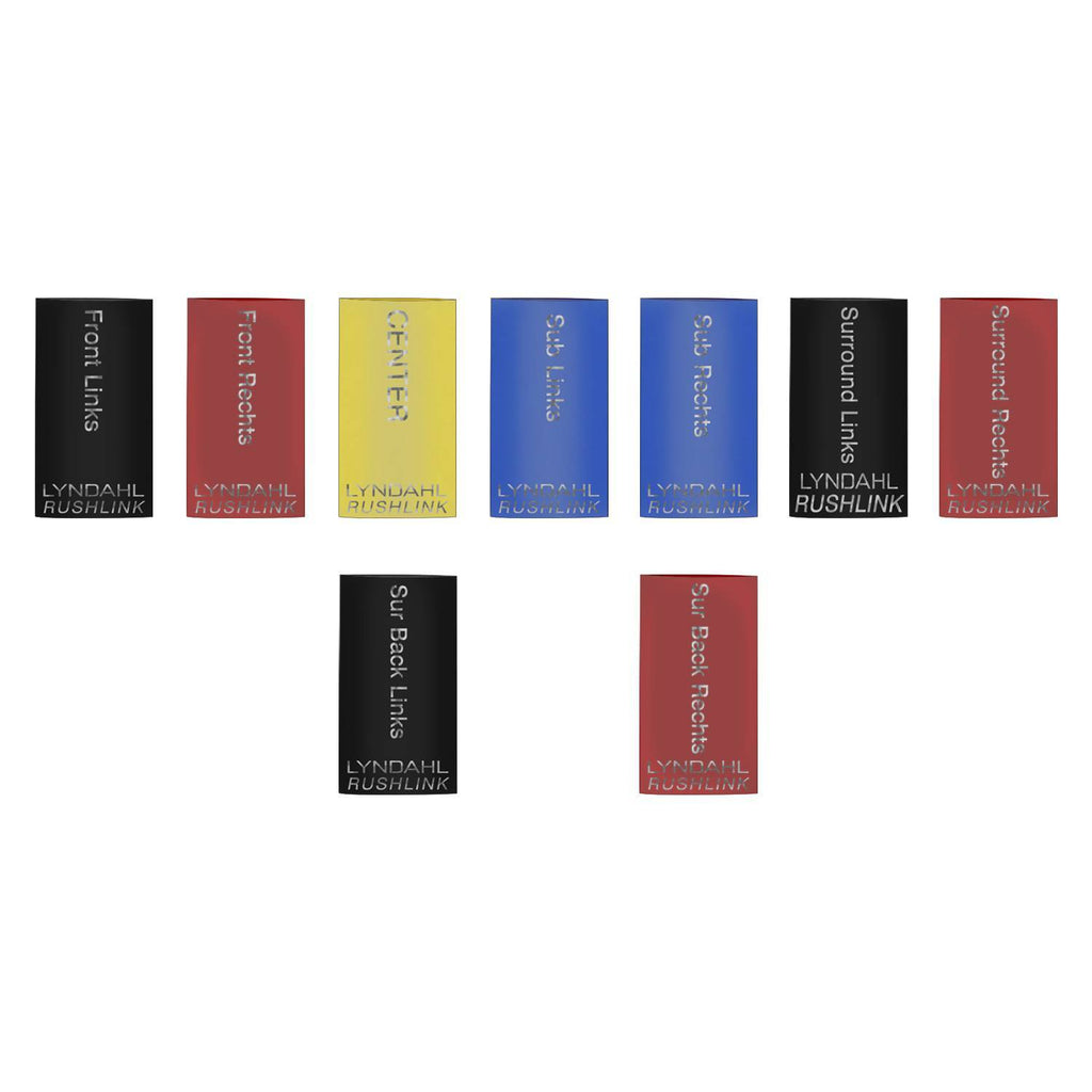 Kit de gaines thermorétractables Lyndahl pour caches de haut-parleur 5.1 ou 7.1