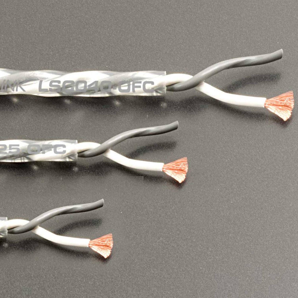 Lyndahl Rushlink loudspeaker cable OFC copper conductors in various cross-sections