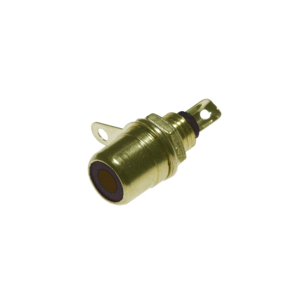 Lyndahl LKC003 RCA Cinch socket for front panel mounting, hard gold-plated