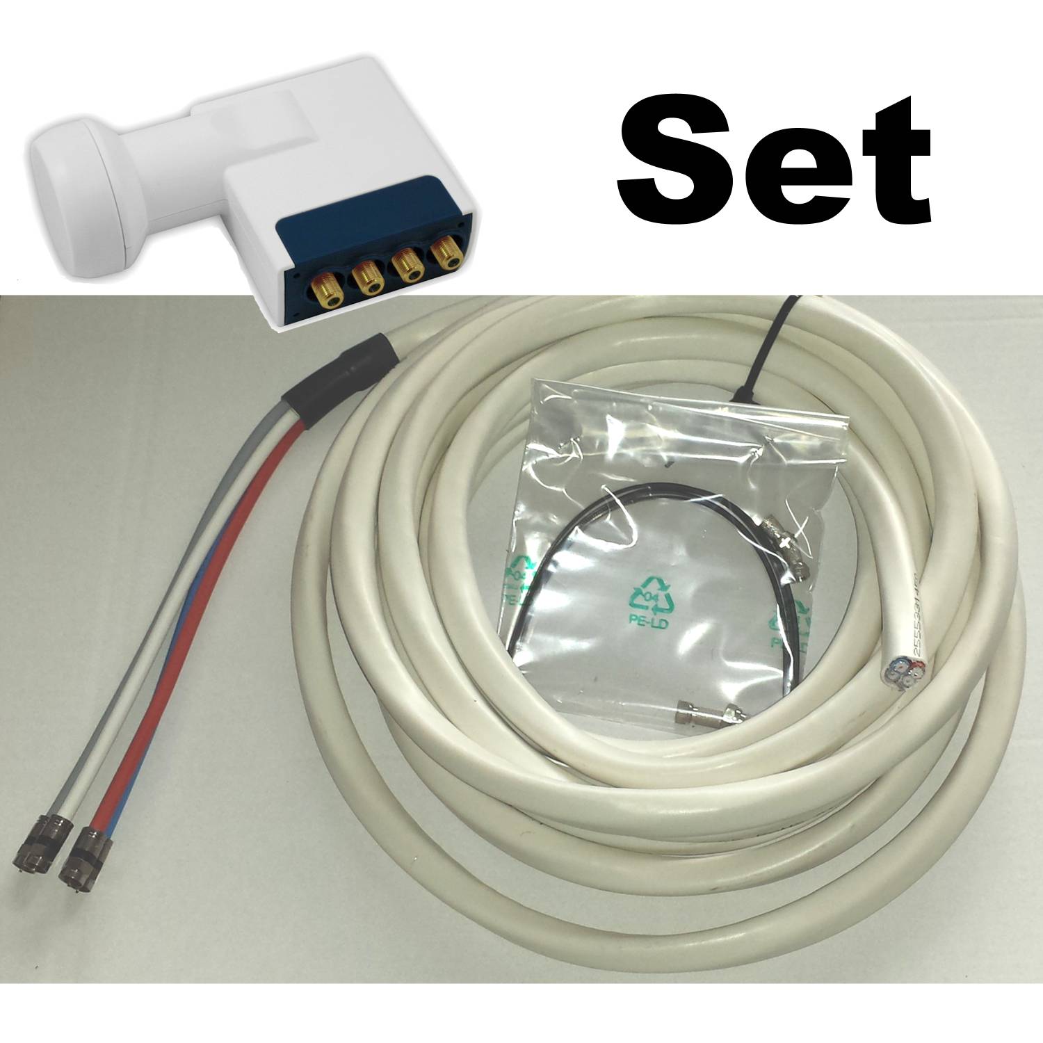 Wittenberg Sat Set Quattro 2 in 1 mit Quad LNB