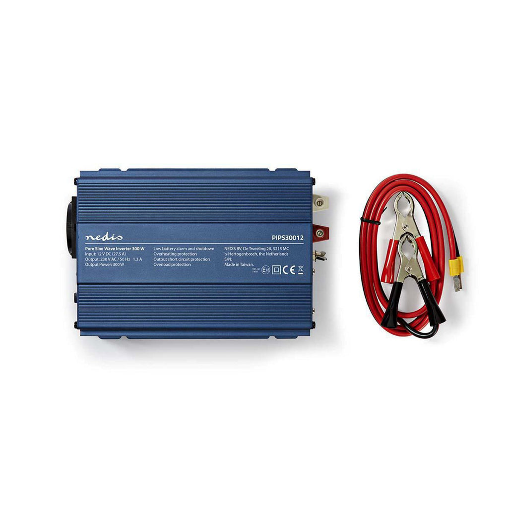 HQ-PURE300-12 Car Power Inverter 12V DC to True 230V AC, 1.3 Amp