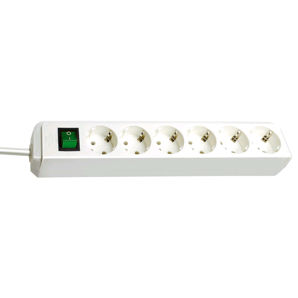 Brennenstuhl Eco-Line Power Strip with Switch 6-Way 3m