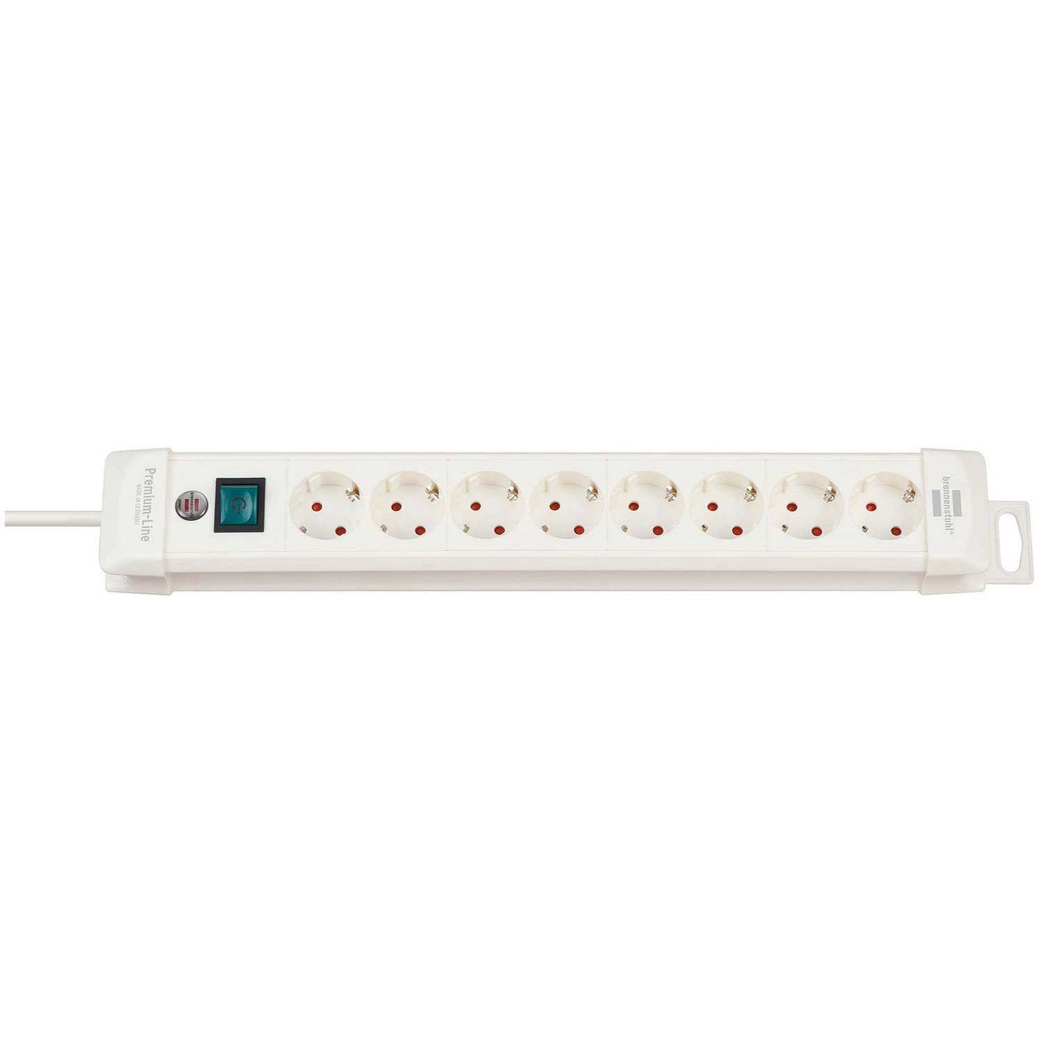 Brennenstuhl Premium-Line Steckdosenleiste 8-fach weiß 3 m