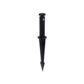 Ledino Ground Spike Set for an LED Spotlight in Black, 10 cm Height
