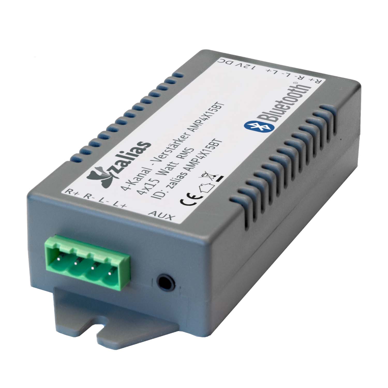 Lyndahl AMP4X15BT Bluetooth-4-Kanal-Verstärker mit AUX