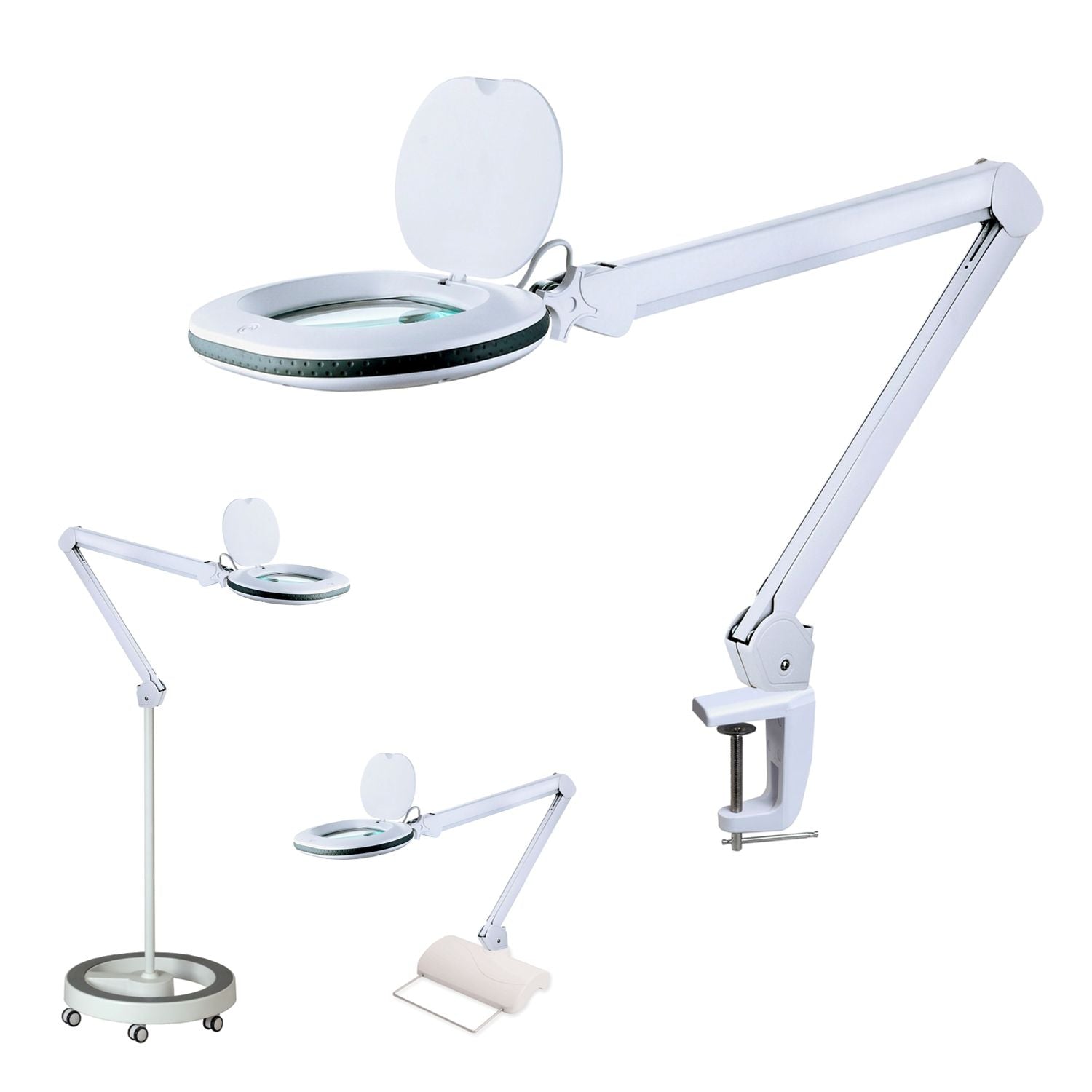Lumeno 861X LED-Lupenleuchte mit ovaler Linse