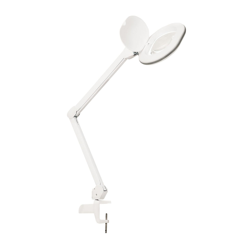 Lumeno 861X Magnifying Lamp/Workplace Lamp 60 LEDs Oval Lens, Grey or Black