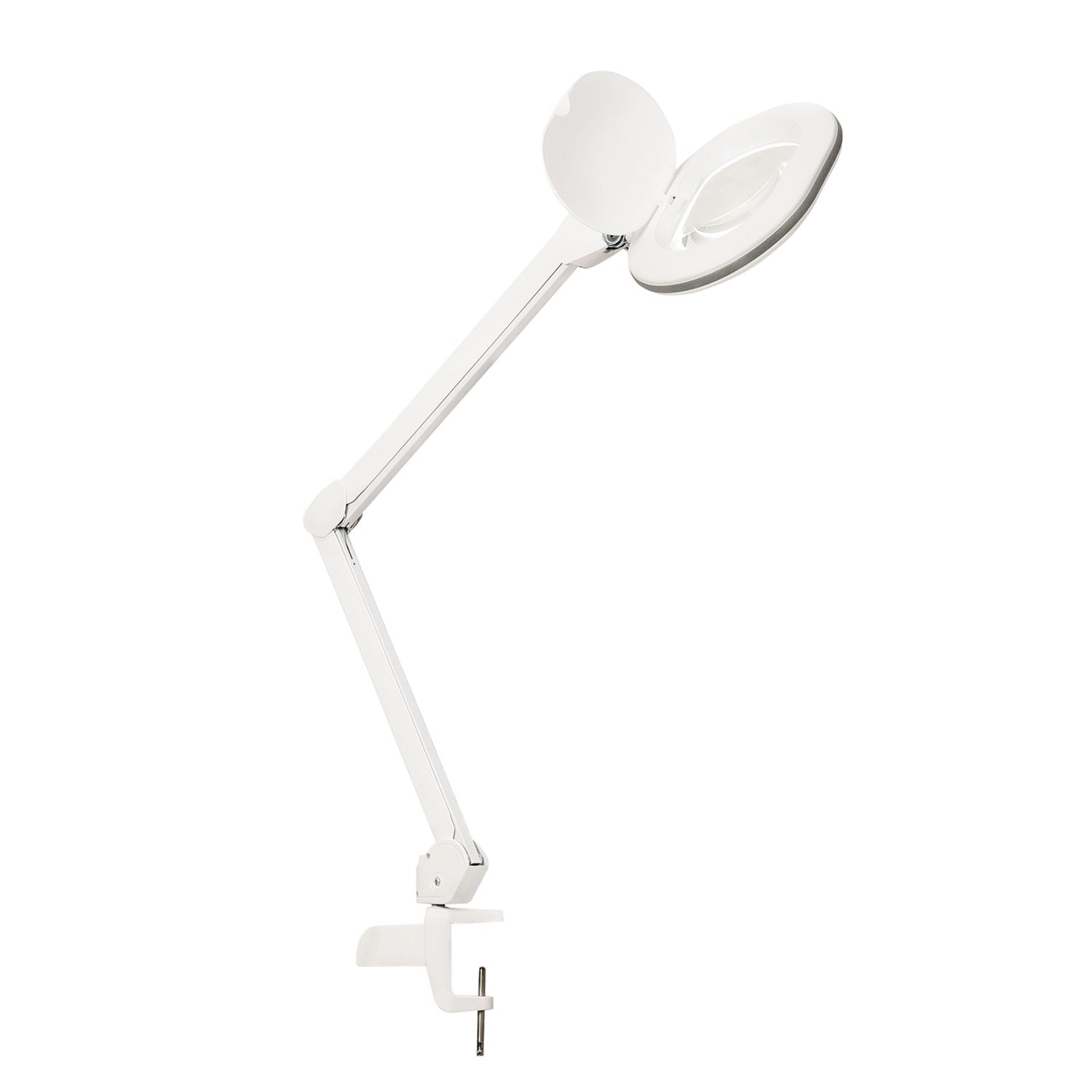 Lumeno 861X Magnifying Lamp/Workplace Lamp 60 LEDs Oval Lens, Grey or Black
