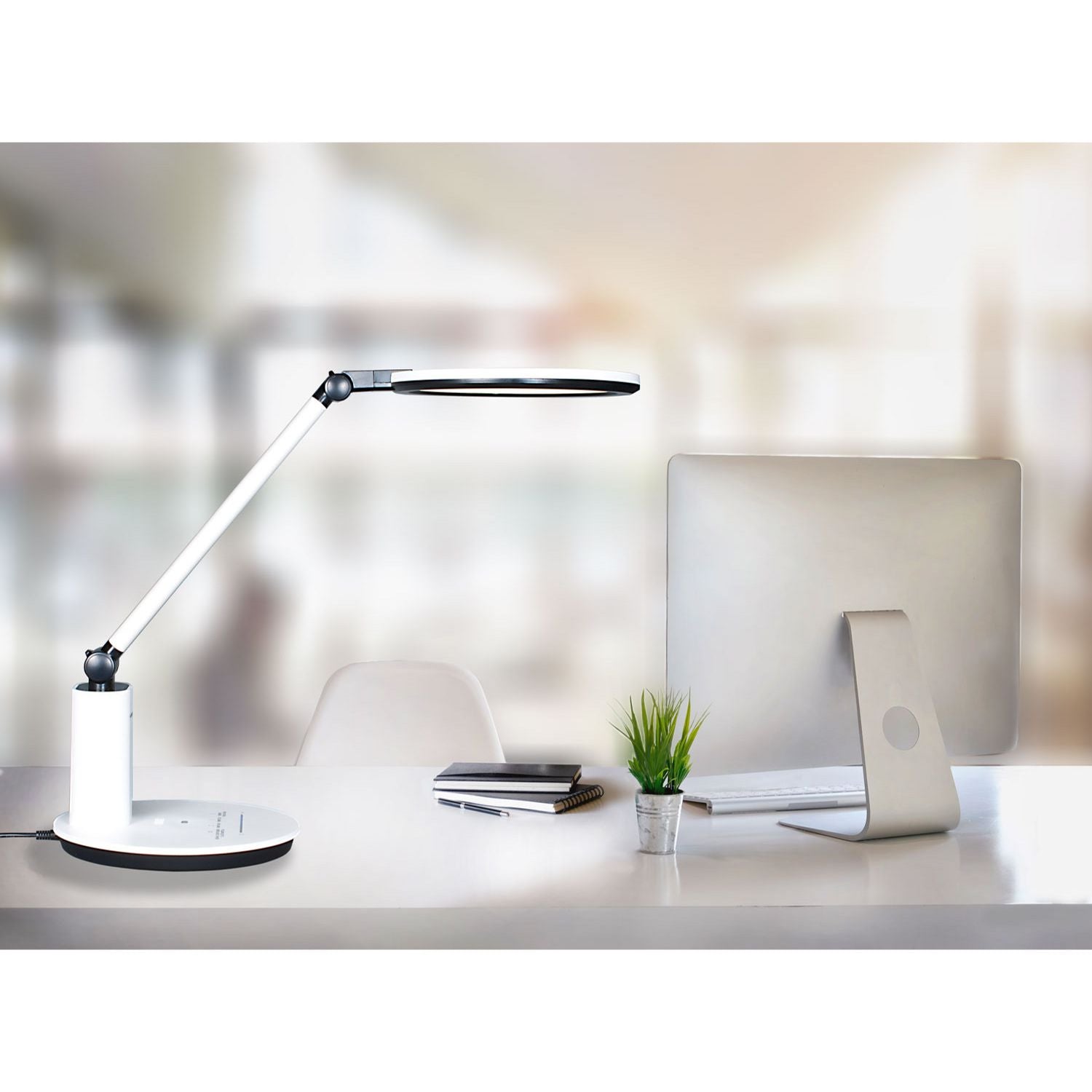 Lumeno LED Desk Lamp, Glare-Free, Automatically Dimmable, Low Blue Light