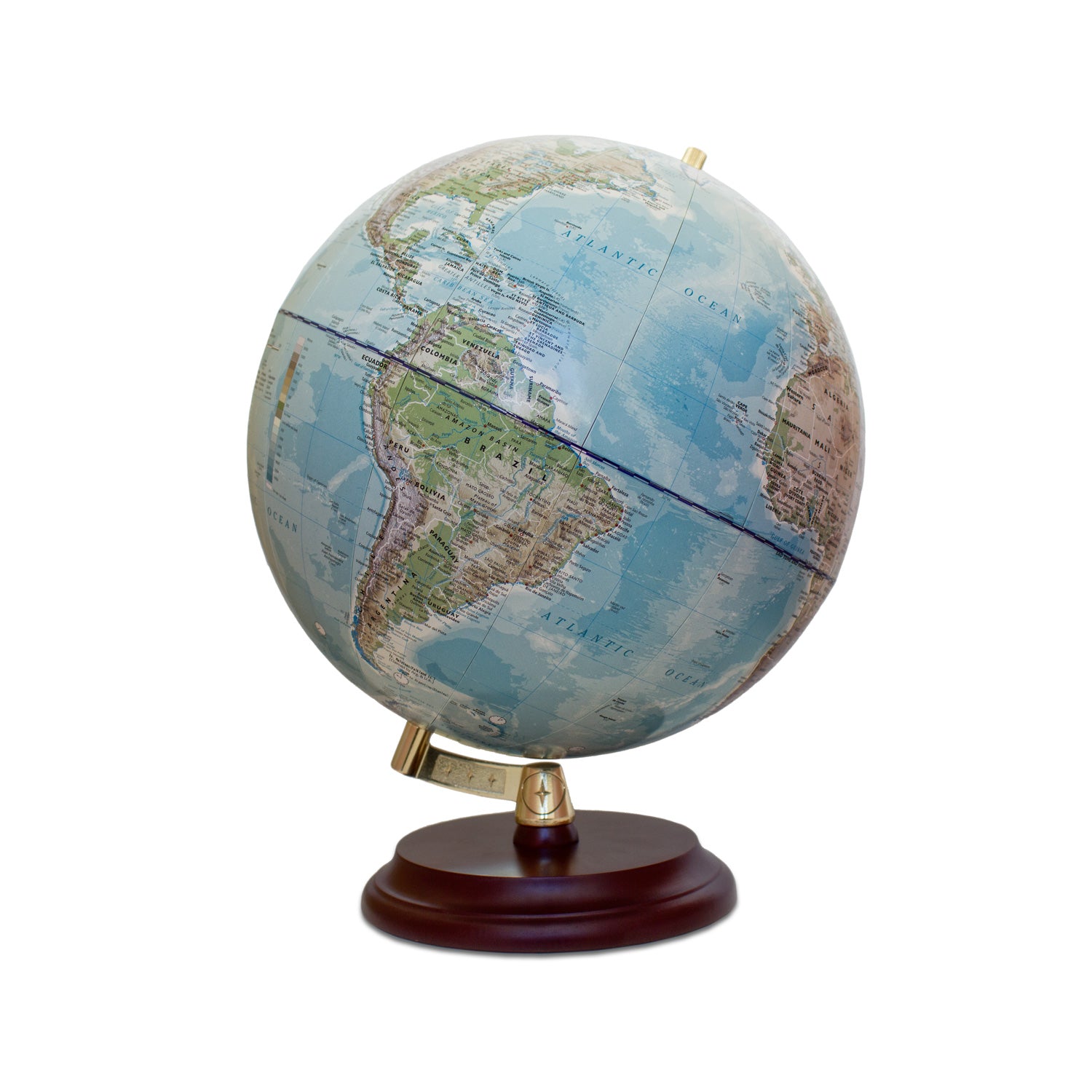 Magellan Vasa Globe 32 cm Modern Mount without Meridian with Wooden Base